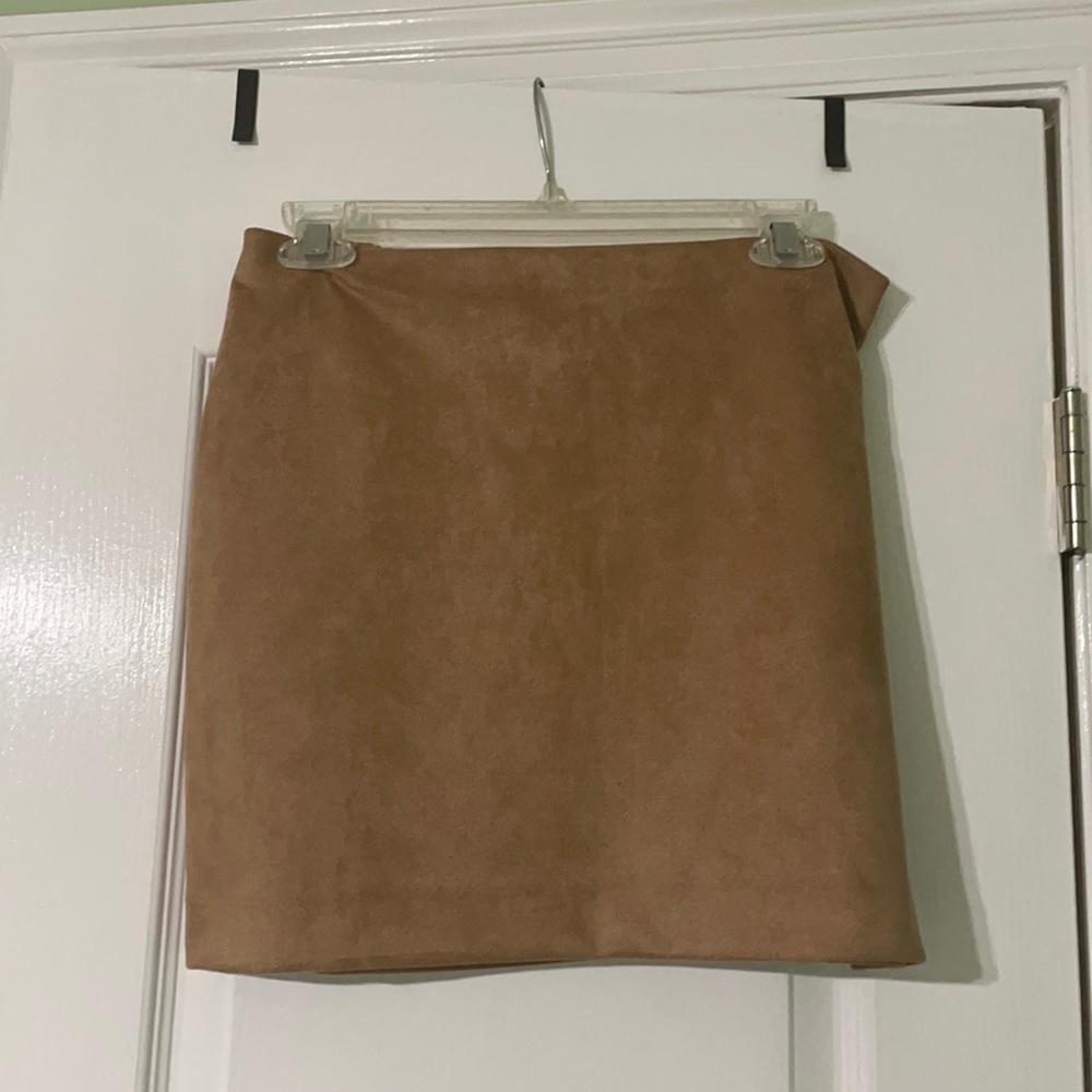 Express Suede Mini Skirt
